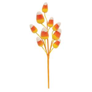 Sugared Candy Corn Spray - 17"