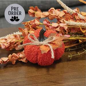 Orange Plush Pumpkin - 3.75"