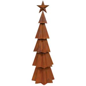 Rusted Metal Christmas Tree - 23.5"H