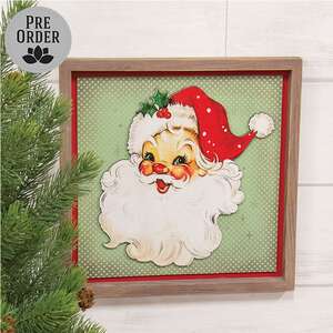 Nostalic Santa Shadowbox Frame - 13.5" sq