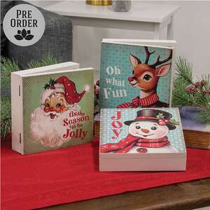 Nostalgic Winter Friend Hinged Box - 3 Asstd.