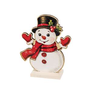 Nostalgic Winter Wooden Friends on Base - 3 Asstd.