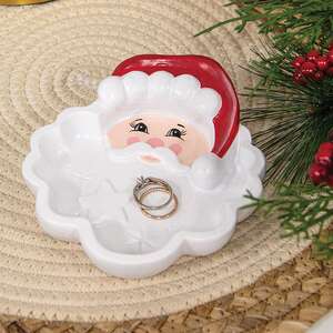 Nostalgic Resin Santa Trinket Dish