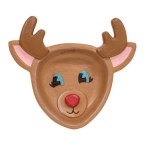 Nostalgic Resin Reindeer Trinket Dish