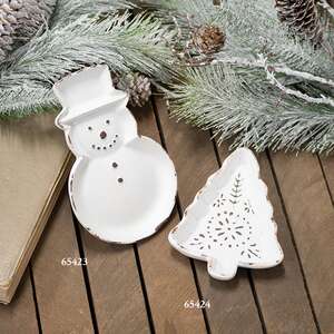Resin Snowman Trinket Tray