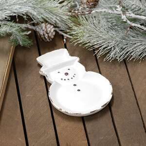 Resin Snowman Trinket Tray