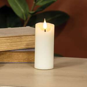 Ivory Blow Out Timer Pillar - 2.25" x 5"