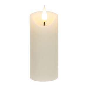 Ivory Blow Out Timer Pillar - 2.25" x 5"