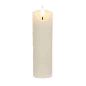 Ivory Blow Out Timer Pillar - 2.25" x 7"