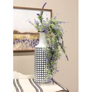 Golden Trumpet & Lavender Hanging Vine - 33-1/2 In