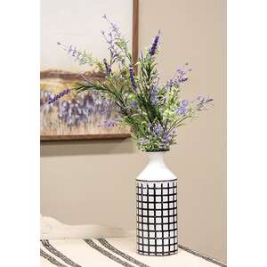 Golden Trumpet & Lavender Spray - 19 In