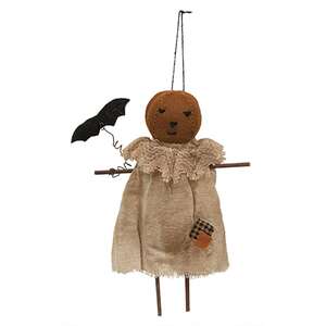 Patches Pumpkin Girl Ornament