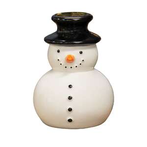 Ceramic Snowman Sitter - 4"H