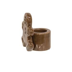 Ceramic Gingerbread Man Taper Holder