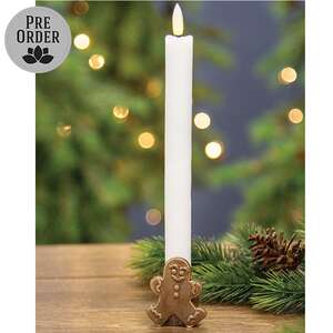 Ceramic Gingerbread Man Taper Holder