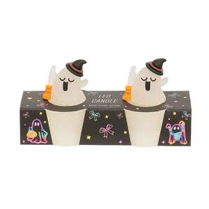 2/Set - Ghost LED Timer Tea Lights2/Set - Ghost LED Timer Tea Lights