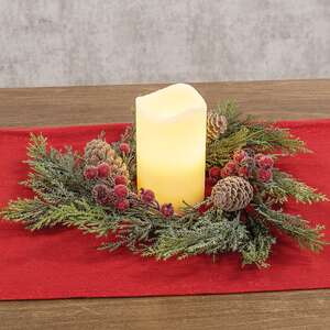 Sugar Berry & Cedar Candle Ring - 4.5"