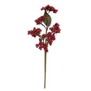 Shining Berry Clusters Pick - 16"