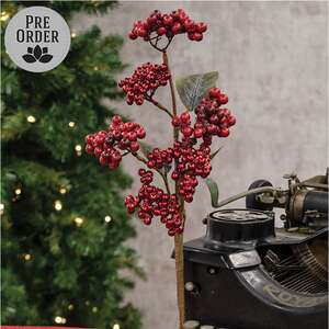 Shining Berry Clusters Pick - 16"