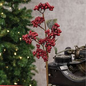 Shining Berry Clusters Pick - 16"