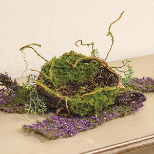 Mossy Twig Bird Nest - 6 In