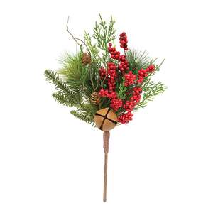 Jingle Berry Mixed Pine Pick - 18"