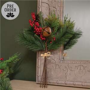 Jingle Berry Mixed Pine Bundle - 16"