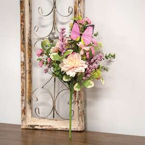 Blushing Butterfly Garden Bush - 19"