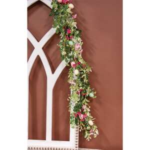 New Growth Blooms & Eggs Garland - 4 Ft