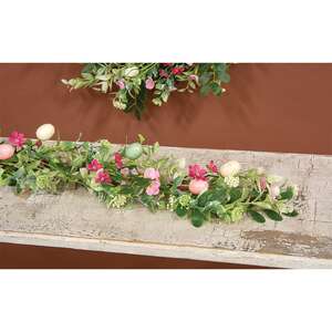 New Growth Blooms & Eggs Garland - 4 Ft