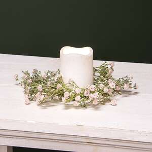 Blushing Blessed Cover Candle Ring - 3-1/2 In