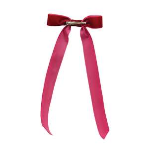 Red Velvet Bow - 10.5"