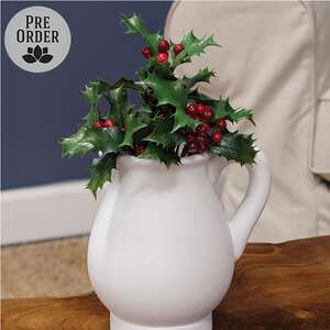 Nostalgic Holly & Berries Pick - 9"