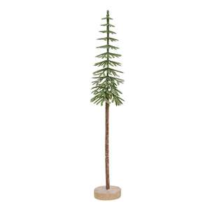 Sugar Plum Frosted Pine Tree - 10"H