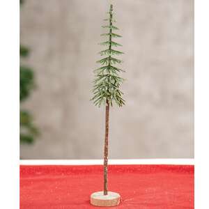 Sugar Plum Frosted Pine Tree - 10"H