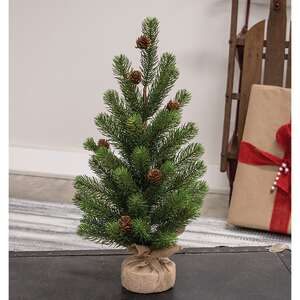 Soft Touch Balsam Fir Tree With Burlap Base - 18"H