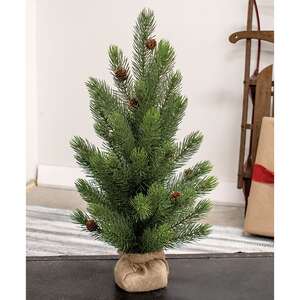 Soft Touch Balsam Fir Tree With Burlap Base - 24"