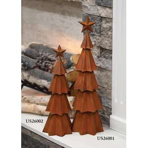 Rusted Metal Christmas Tree - 23.5"H