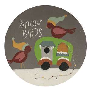 Snow Birds Camper Plate;