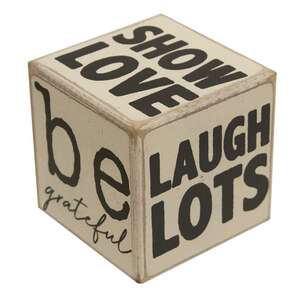 6-Sided Block - Live Simply;