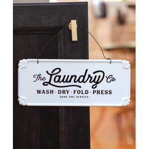 {[en]:The Laundry Co. Vintage Hanging Sign -