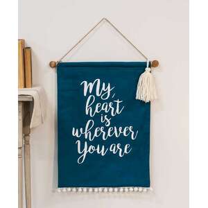 {[en]:My Heart Fabric Wall Hanging -