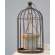 Vintaged Birdcage w/ Hanging Cement Planter, Medium - QX18209B