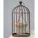 Vintaged Birdcage w/ Hanging Cement Planter, Medium - QX18209B;