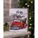 Merry Christmas Red Truck Box Sign - # 90763