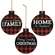 Home for Christmas Ornament - 3 asst - #34677