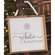 White Christmas Beaded Sign -
