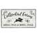 Cottontail Farms Wood Sign;