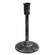 Distressed Black Candle Holder - 9" ;