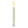 Rustic White Timer Taper - 9" -